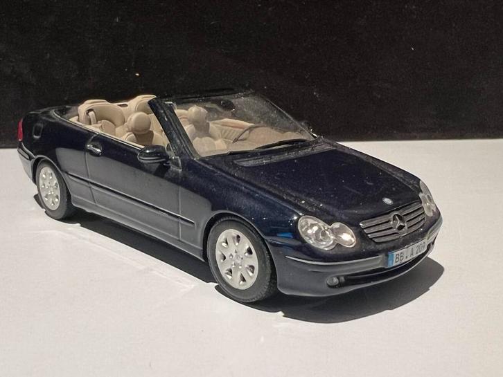 Minichamps Mercedes-Benz CLK Cabriolet 1:43, Hobby en Vrije tijd, Modelauto's | 1:43, Zo goed als nieuw, Auto, MiniChamps, Ophalen of Verzenden