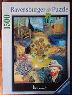 Ravensburger legpuzzel 1500 st Van Gogh, compleet, Ophalen of Verzenden, 500 t/m 1500 stukjes, Zo goed als nieuw, Legpuzzel