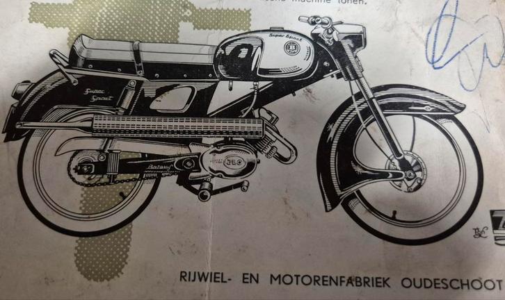 Batavus TS50 folders gezocht, Fietsen en Brommers, Handleidingen en Instructieboekjes, Ophalen