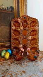 Supermooi!  Oud Eierschaaltje met peper en zoutstel kipjes, Diversen, Ophalen of Verzenden