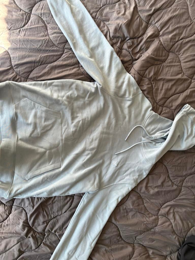 Lyle & Scott Hoodie - Lichtblauw - Maat L, Ophalen of Verzenden, Zo goed als nieuw, Maat 52/54 (L), Blauw