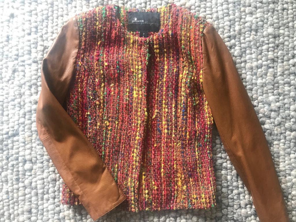 Opruiming ......Goosecraft jasje maat m, Nieuwstaat, Maat 38/40 (M), Goosecraft, Bruin, Ophalen of Verzenden