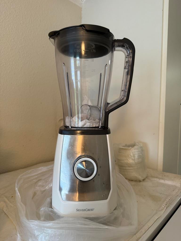 Silvercrest Blender - Krachtige Keukenhulp, Witgoed en Apparatuur, Blenders, Ophalen of Verzenden, Zo goed als nieuw, Blender