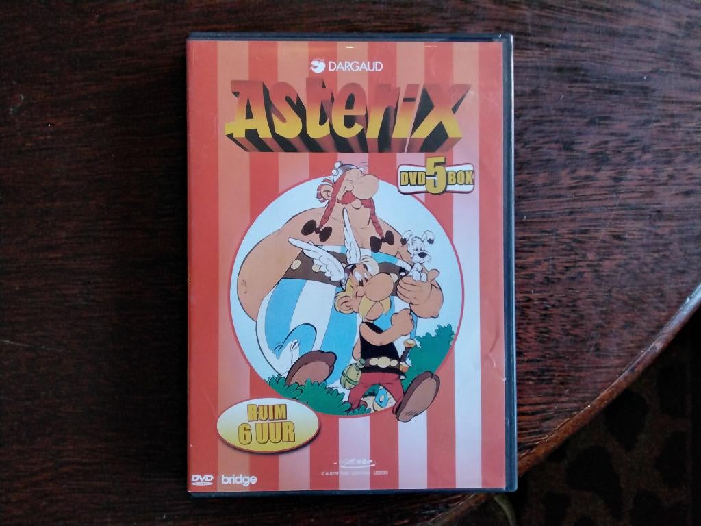 Asterix 5 dvd box compleet, 5disk, origineel, Avontuur, Alle leeftijden, Boxset, Ophalen of Verzenden