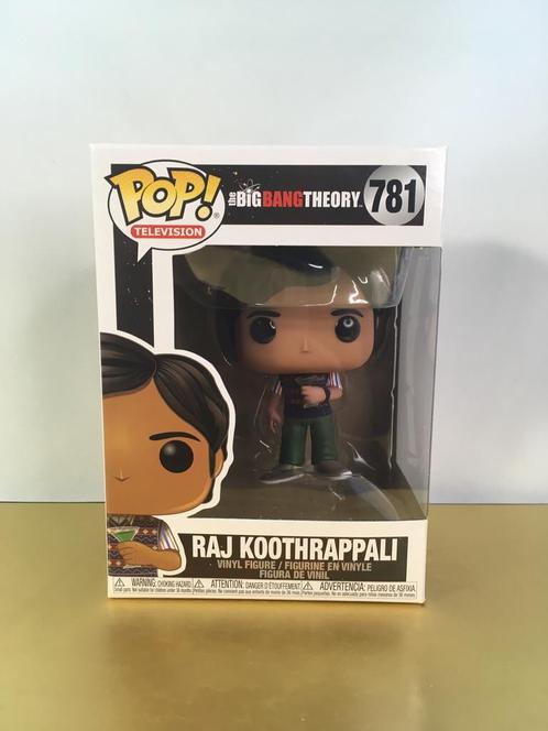Funko Pop! Raj Koothrappali 781 Big Bang Theory, Verzamelen, Poppetjes en Figuurtjes, Nieuw, Ophalen of Verzenden