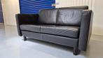 Zwarte leren Touche 2 zits design bank direct beschikbaar!!, Ophalen, Modern design, Gebruikt, 150 tot 200 cm
