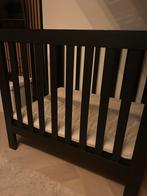 KinderBox Zwart met Matras en boxkleed, Kinderen en Baby's, Boxen, Ophalen, Zo goed als nieuw, In hoogte verstelbaar