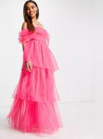 Roze Lace en Beads Jurk, Maat 38/40 (M), Lace en Beads, Ophalen of Verzenden, Zo goed als nieuw