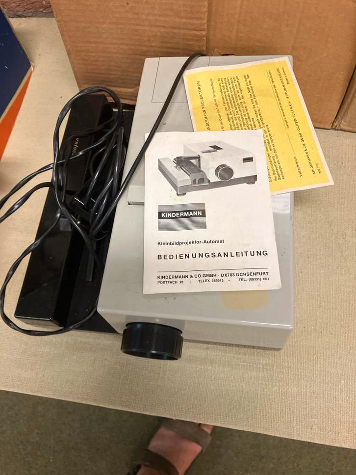 Kindermann Automatische Diaprojector Vintage, Audio, Tv en Foto, Diaprojectors, Gebruikt, Ophalen of Verzenden