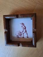 Aparte asbak met tegeltje Makkum, Ophalen of Verzenden