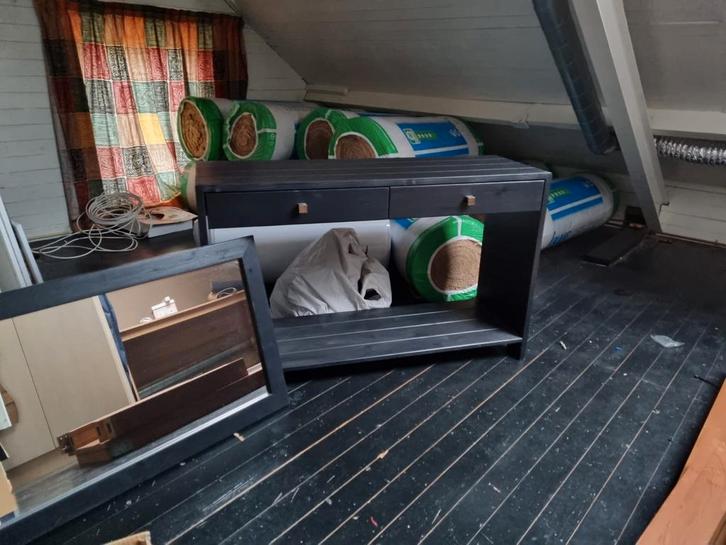 Jan des Bouvrie Dressoir - Zwart gratis 120 lx75hoogx40 diep, Huis en Inrichting, Kasten | Dressoirs, Gebruikt, 100 tot 150 cm