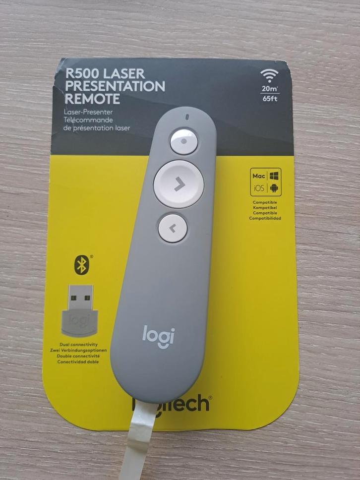 R500 presentation remote, Computers en Software, Presenters, Nieuw, ChromeOS, MacOS, Windows, Ophalen of Verzenden