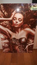 Grote glamourfoto achter glas, Ophalen, Zo goed als nieuw, 100 tot 125 cm, Foto of Poster