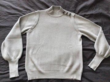 Bruuns Bazaar trui taupe mt S nieuw! beschikbaar voor biedingen