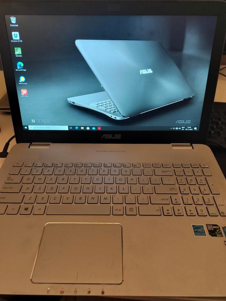 Asus N551JK: betrouwbare 15.6" laptop, Computers en Software, Windows Laptops, 15 inch, 2 tot 3 Ghz, Ophalen of Verzenden