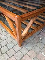 Nette  vierkante salon tafel, Huis en Inrichting, Tafels | Salontafels, Vierkant, Zo goed als nieuw, Minder dan 50 cm, 50 tot 100 cm