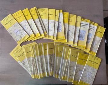 Topografische kaarten van Nederland 50K 1985-1999 beschikbaar voor biedingen