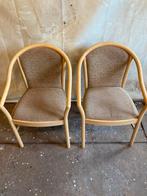 2 beige stoelen, Ophalen, Hout, Gebruikt, Twee