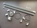 Ikea Rail met 2 spots en 2 hanglampen, Ophalen, Modern, Plafondspot of Wandspot, Led