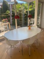 Superellipse Fritz Hansen, Huis en Inrichting, Tafels | Eettafels, Ophalen, Gebruikt, 100 tot 150 cm, Design