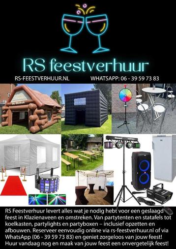 Goedkoop feestapparatuur huren omgeving Emmen beschikbaar voor biedingen