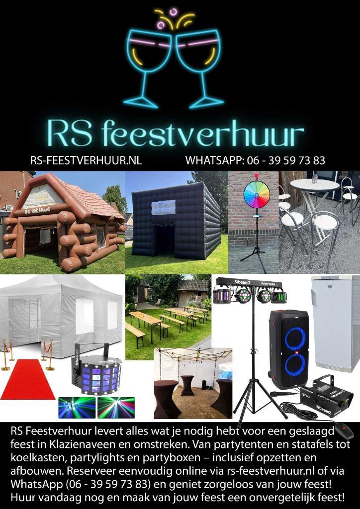 Goedkoop feestapparatuur huren omgeving Emmen, Hobby en Vrije tijd, Feestartikelen | Verhuur, Zo goed als nieuw, Verjaardag, Ophalen of Verzenden