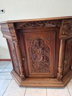 Antieke hoekkast / TV kast, Huis en Inrichting, Barren, Ophalen, Gebruikt