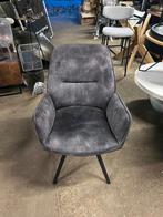 4 Eetkamerstoelen antraciet kunststof outlet korting, Huis en Inrichting, Stoelen, Ophalen, Nieuw, Vier, Grijs