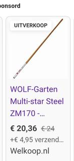 Tuingereedschap Wolf-Garten MultiStar Steel+BA-M Krabber, Ophalen, Zo goed als nieuw, Overige soorten, Wolfgarten