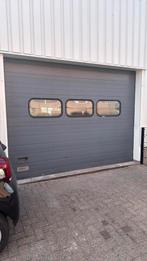 Garagedeur 345x250 cm (BxH) antraciet grijs, Ophalen, Gebruikt, Garagedeur, Glas