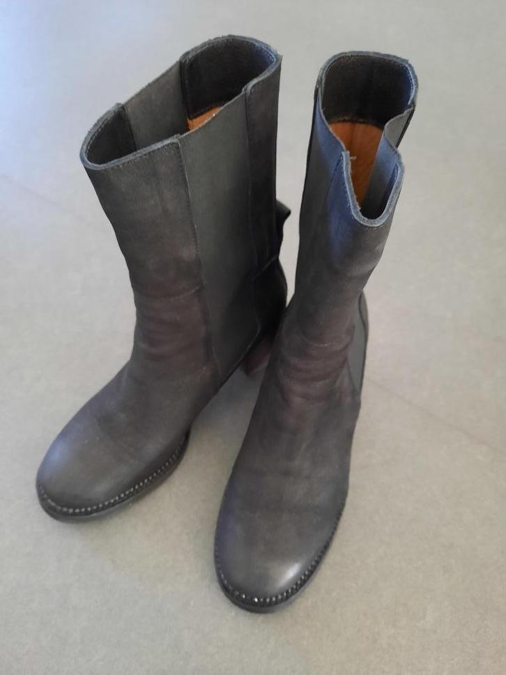 SHABBIES  ENKELLAARS  MAAT 40   ZWART, Kleding | Dames, Schoenen, Zo goed als nieuw, Lage of Enkellaarzen, Zwart, Ophalen of Verzenden