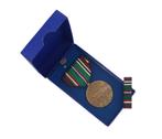US WO2 Cased EAME Campaign Medal (Medallic Art Co.), Ophalen of Verzenden, Landmacht, Amerika, Lintje, Medaille of Wings