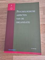 L.A. ten Horn - Psychologische aspecten van de organisatie, Ophalen of Verzenden, Zo goed als nieuw, HBO, L.A. ten Horn