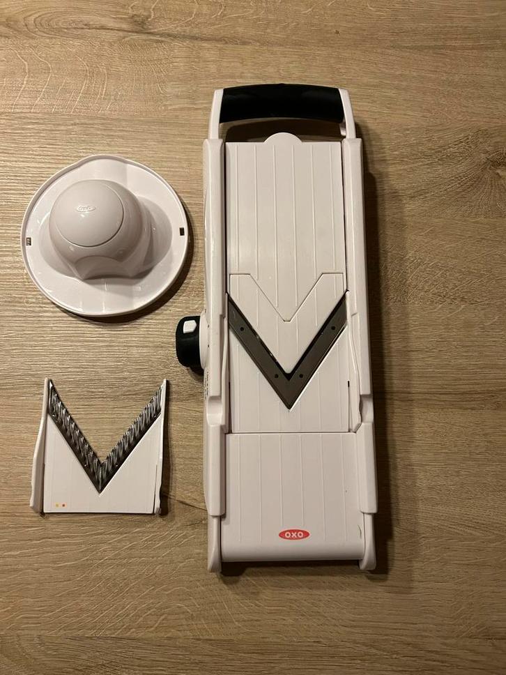 OXO Good Grips Mandoline - Perfecte Snijhulp!, Huis en Inrichting, Keuken | Keukenbenodigdheden, Zo goed als nieuw, Ophalen of Verzenden
