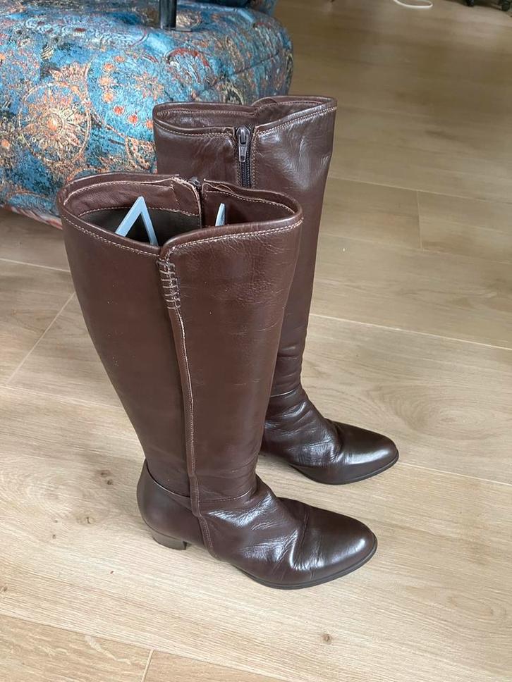 Mosaica Laarzen Kalfsleer Maat 41, Kleding | Dames, Schoenen, Gedragen, Hoge laarzen, Bruin, Ophalen of Verzenden