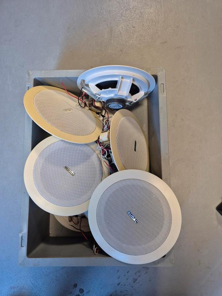 Audac CSA506 Plafondluidsprekers - Set van 5, Audio, Tv en Foto, Luidsprekers, Gebruikt, Overige typen, Minder dan 60 watt, Overige merken