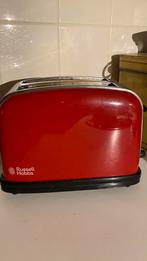 Russell Hobbs broodrooster/toaster rood, Witgoed en Apparatuur, Broodroosters, Ophalen, Zo goed als nieuw