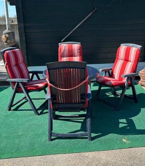 Kunststof Jardin tuinset, Tuin en Terras, Tuinmeubel-accessoires, Ophalen