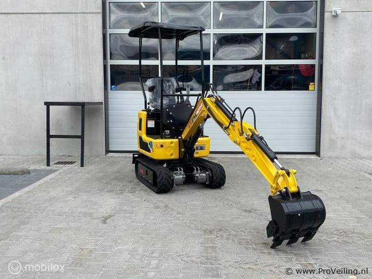 Online Veiling: Mini rupsgraafmachine StahlWorks HL319 GEEL, Doe-het-zelf en Verbouw, Overige Doe-het-zelf en Verbouw, Nieuw