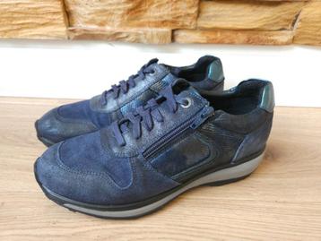 Xsensible Jersey sneakers maat 39 G blauw dubbele rits beschikbaar voor biedingen