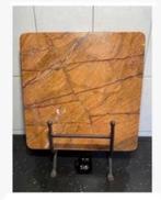 Edelsteen landschaps jaspis grote plaat op metalen standaard, Nieuw, Ophalen of Verzenden, X, X