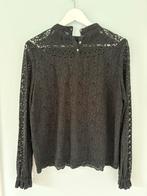 By Bar stijlvol zwart kanten bloesje nieuwstaat, By bar, Zwart, Ophalen of Verzenden, Zo goed als nieuw