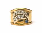 Te koop: 18 karaat geelgouden vintage ring, Ophalen of Verzenden, Overige materialen, Broche