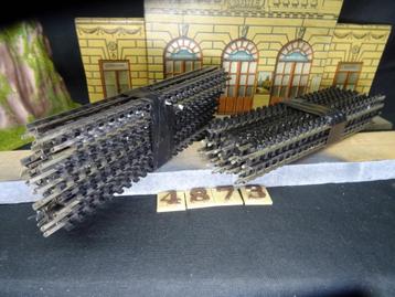 4873=Trix Express kavel rails en wissels met vol profiel.(1) beschikbaar voor biedingen