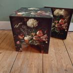 Lucky Vintage Dutch Design Chair flower krukj karton, Ophalen, Overige materialen, Bloemen, Karton