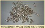 Nieuwe RVS A2 metaalschroeven M5x10, M5x16, M5x30, M5x40., Watersport en Boten, Ophalen of Verzenden, Nieuw, Overige typen