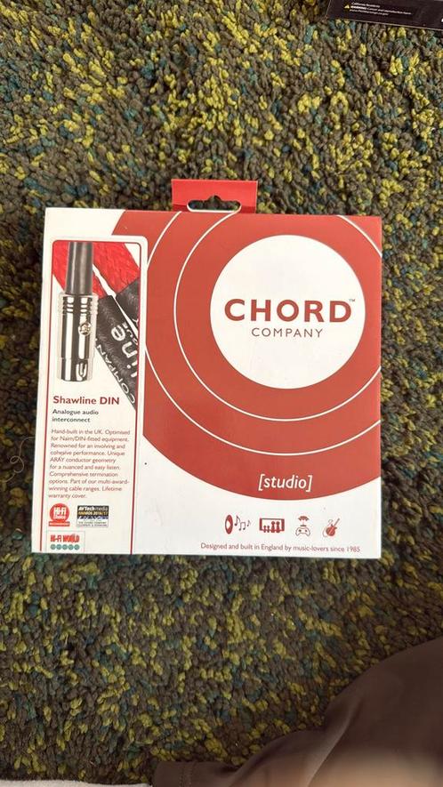 Chord Company Shawline for Naim 2x RCA - Din, Audio, Tv en Foto, Audiokabels en Televisiekabels, Zo goed als nieuw, Interlink-kabel