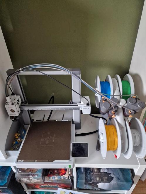 Bambu Lab A1 met AMS + veel filament en onderdelen, Computers en Software, 3D Printers, Zo goed als nieuw, Ingebouwde Wi-Fi, Ophalen of Verzenden