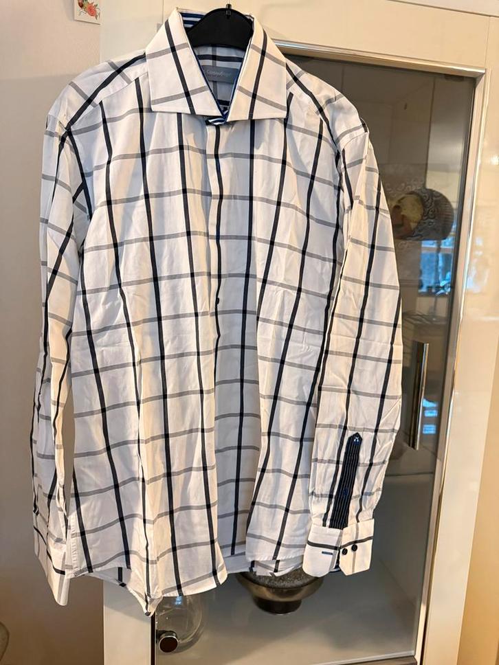 Camouflage overhemd, maat L, Kleding | Heren, Overhemden, Zo goed als nieuw, Halswijdte 41/42 (L), Wit, Ophalen of Verzenden