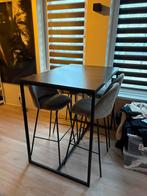 Bartafel incl barkrukken, Huis en Inrichting, Tafels | Statafels, Ophalen, Zo goed als nieuw